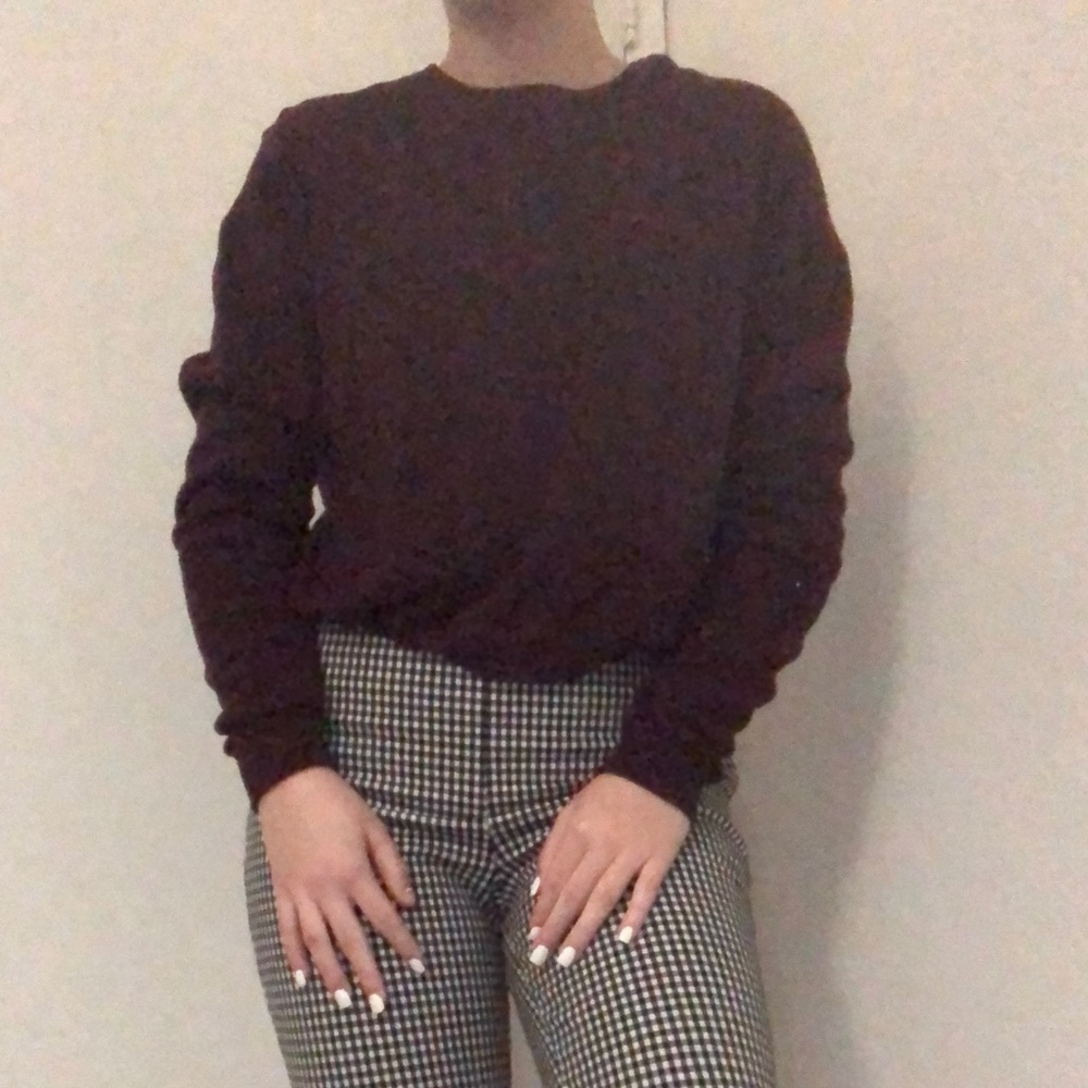 Maroon Brandy Melville sweater